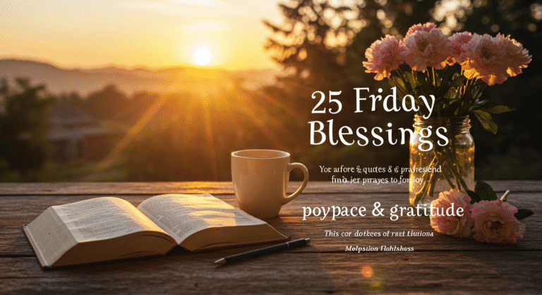25 Friday Blessings: Beautiful Quotes & Prayers for Joy