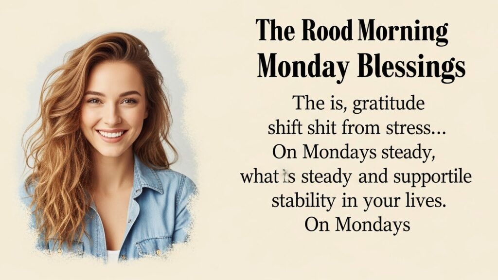 Good Morning Happy Monday