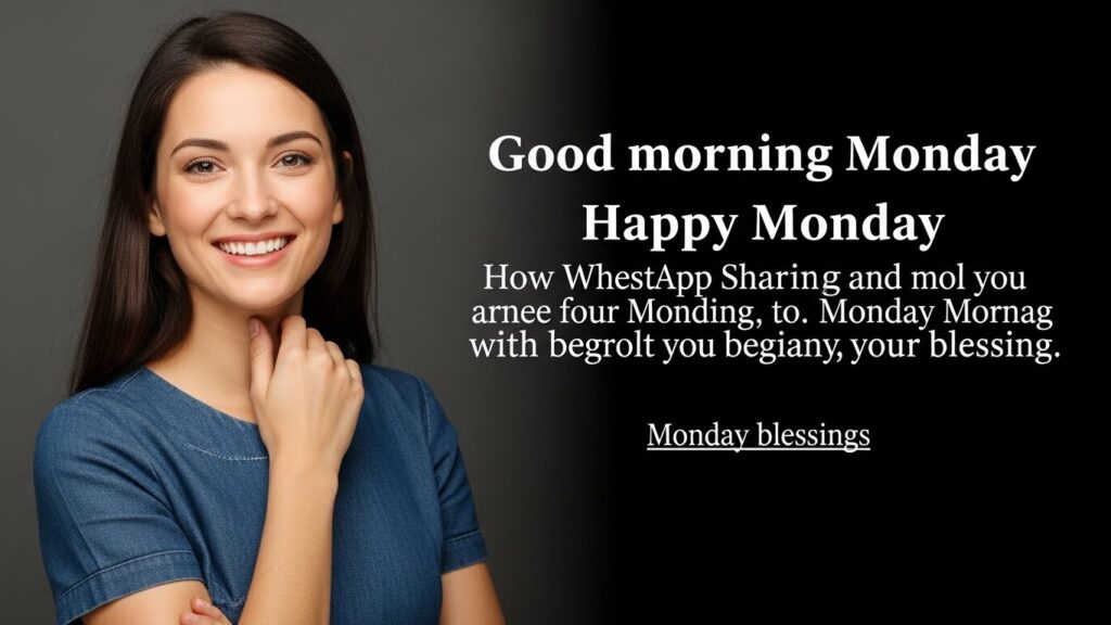 Good Morning Happy Monday