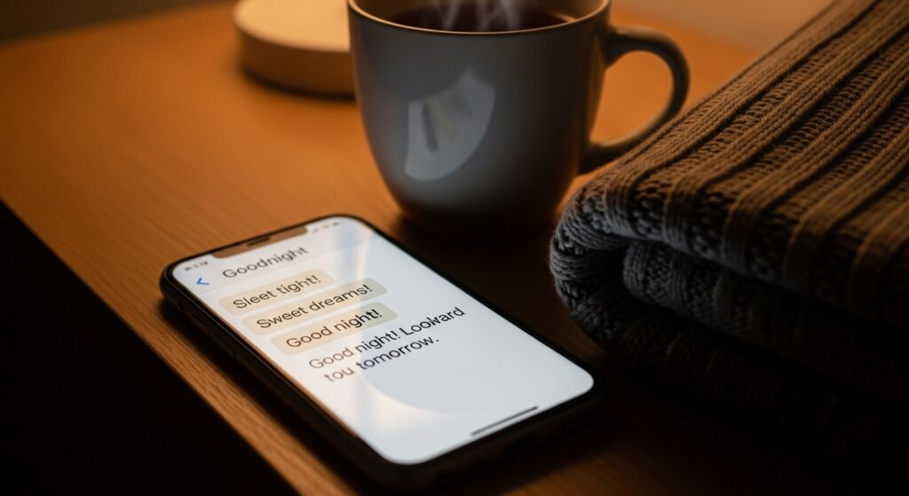 comforting good night messages