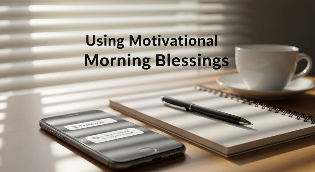 motivational good morning blessings