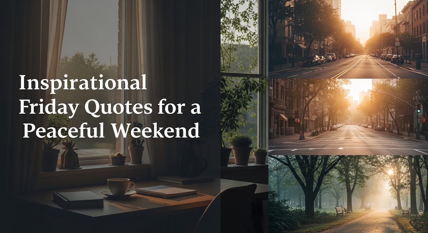 inspirational Friday quotes