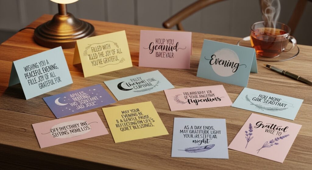 relaxing evening blessings