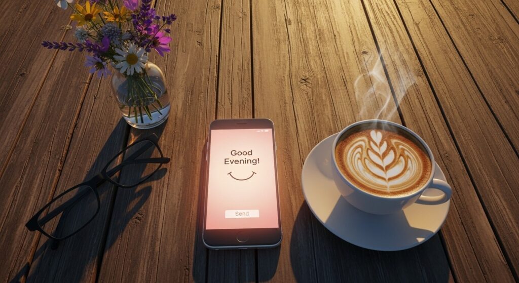 peaceful evening wishes