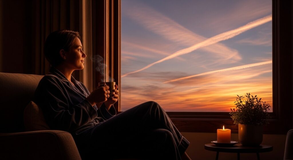 peaceful evening wishes