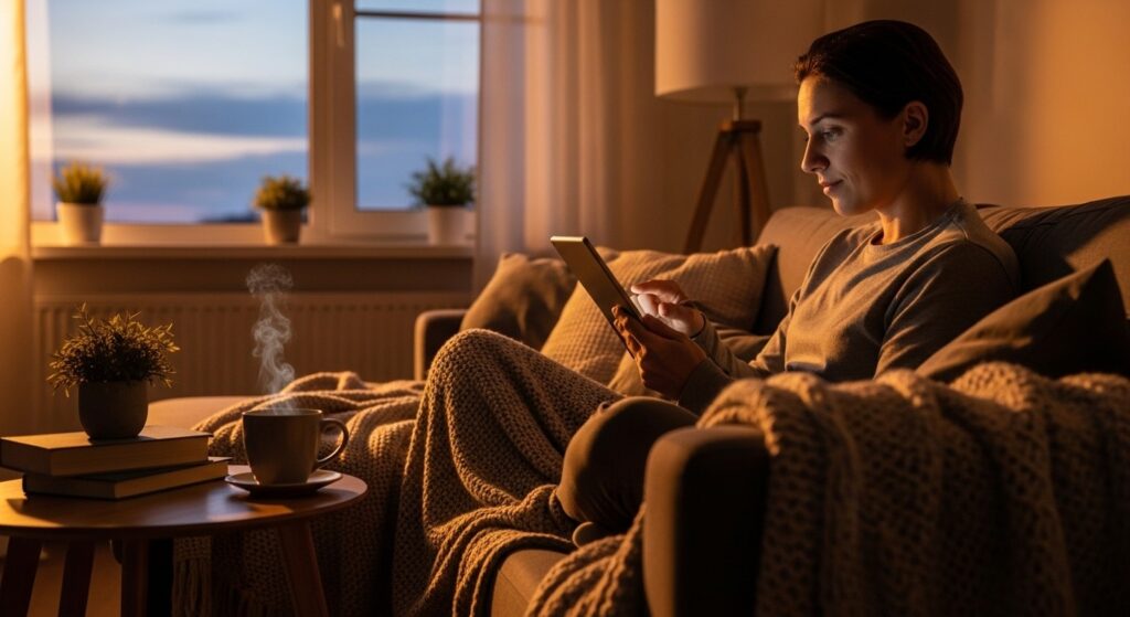 peaceful evening wishes